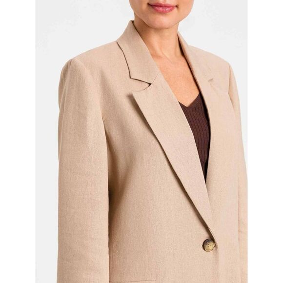 Twinset Jacket Woman Beige - Picture 4 of 4
